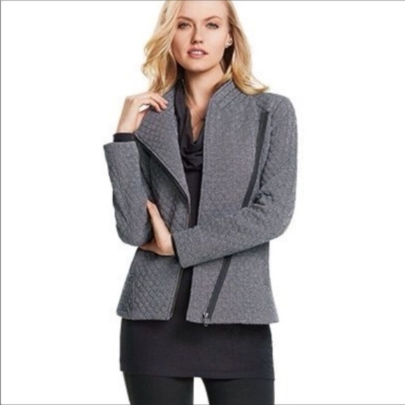 Cabi #3025Herringbone Moto Jacket X-Small - Picture 3 of 8
